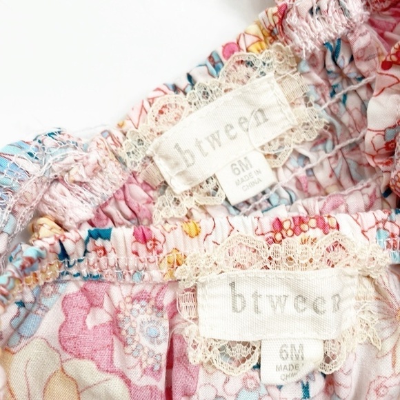 Btween baby girls floral print matching set - Picture 3 of 3